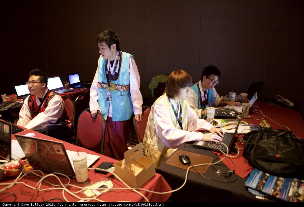DefCon 18 Techies Hard at Work