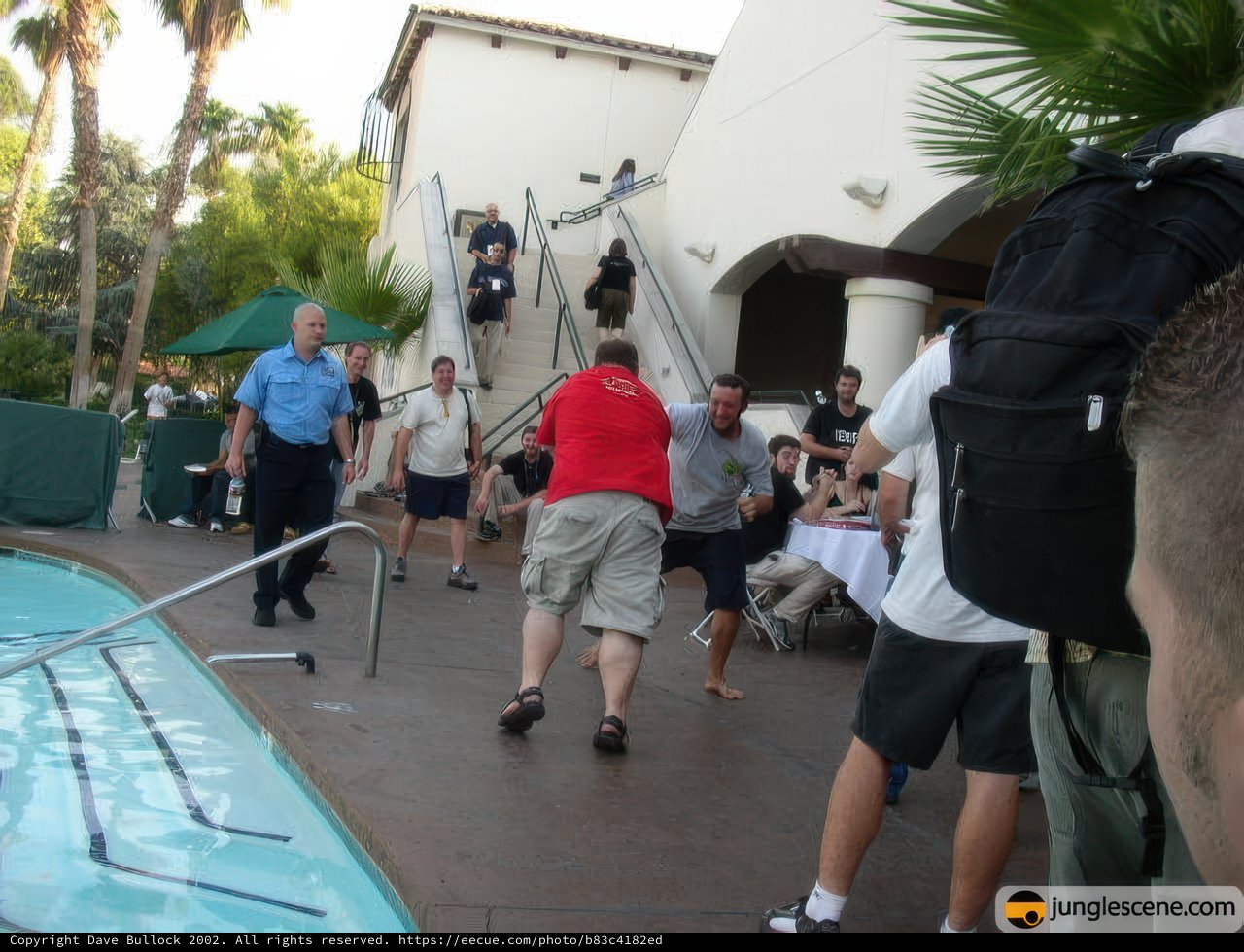 Poolside Gathering