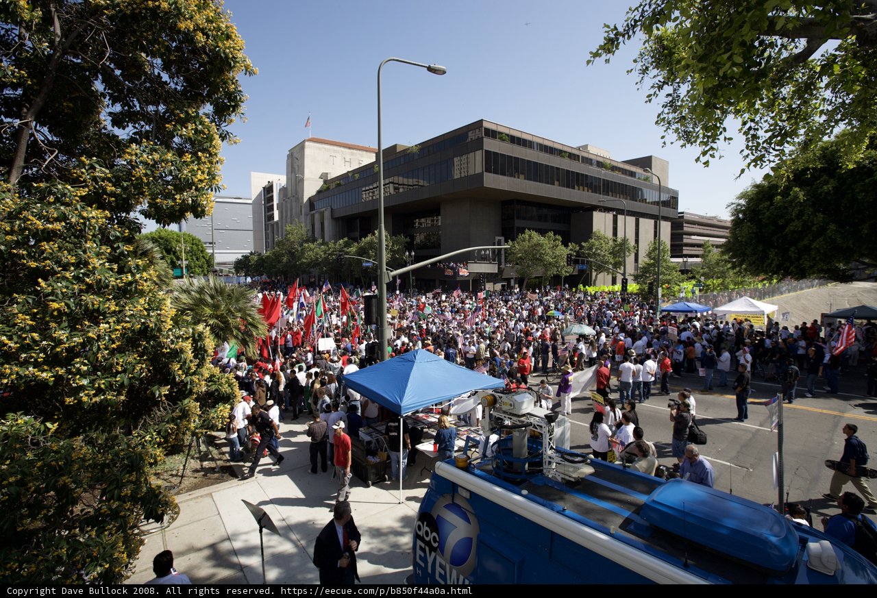 Massive Crowd Gathers for May Day Rally
