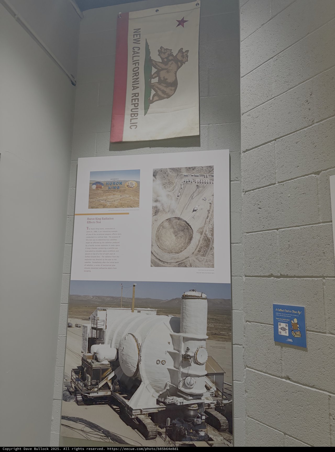 Museum Display of Nuclear Radiation Effects and Research