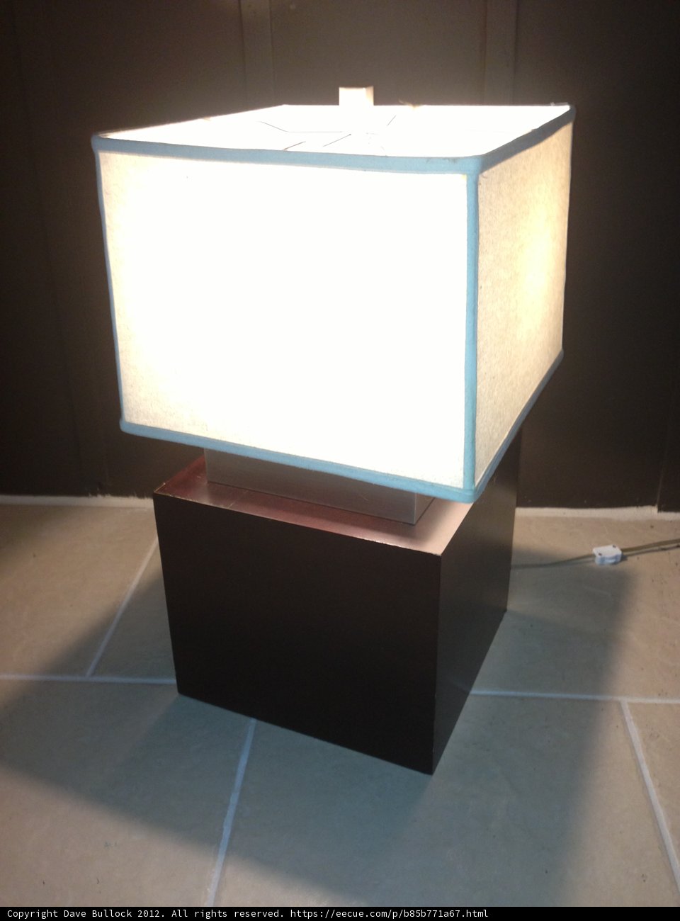 White Shade Table Lamp
