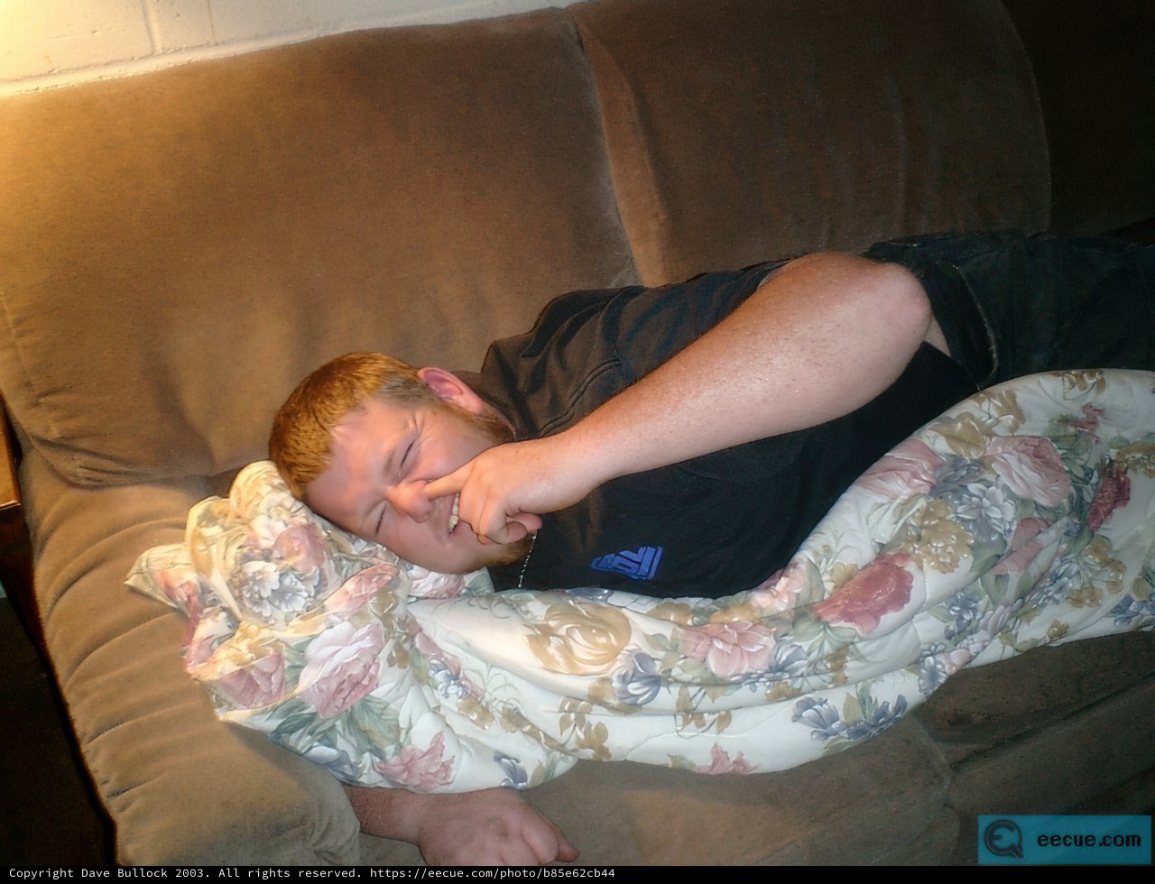 Sleeping Beauty on the Couch