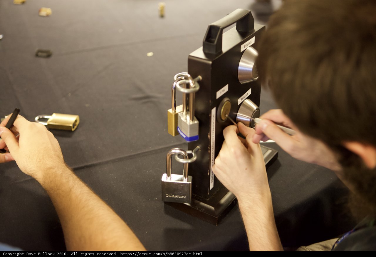 Locksmith at work