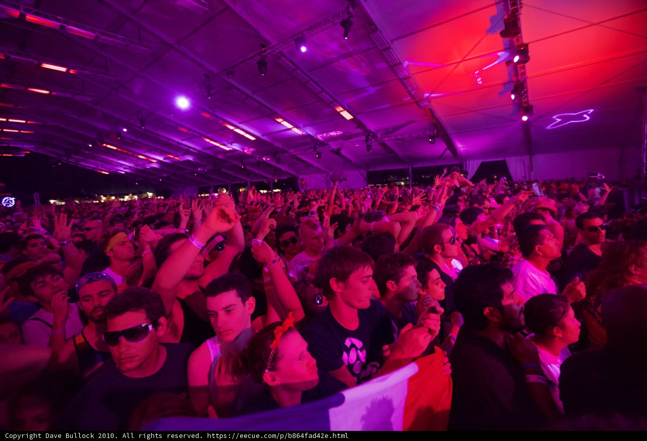 Hands up in the crowd