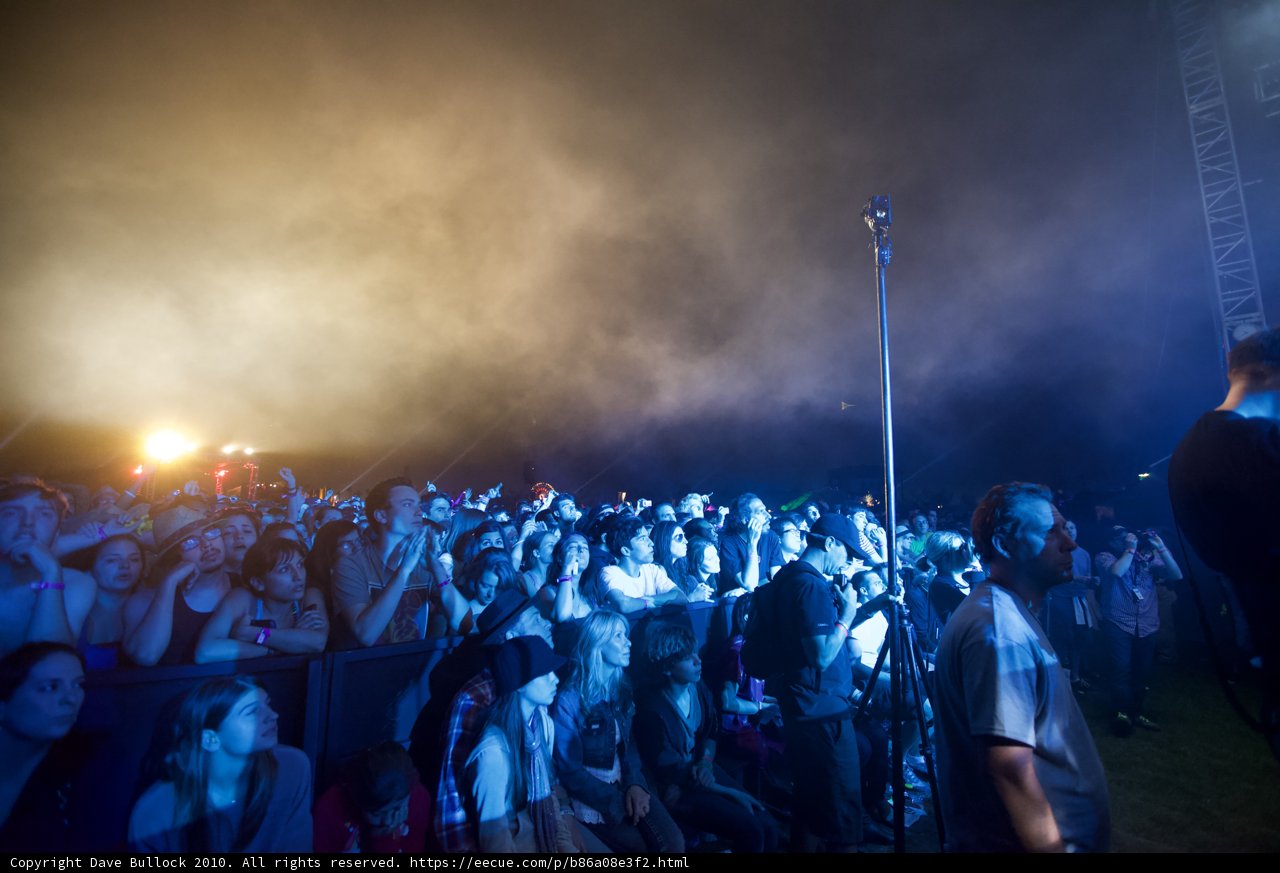 Smoke and Energy at the 2010 Coachella Friday Concert