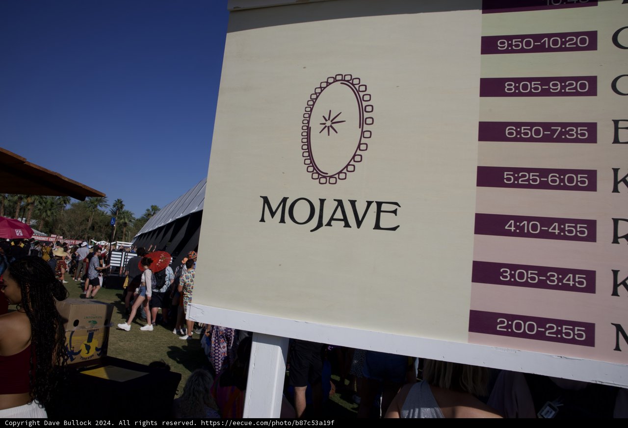 Vibrant Atmosphere at Coachella 2024, Mojave Stage