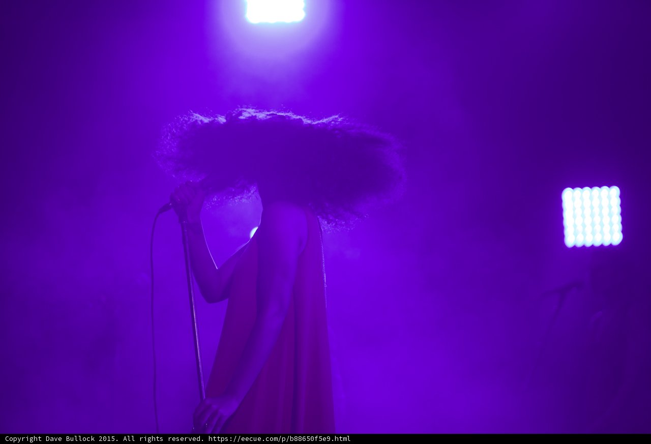 Florence Welch Head Back Hair Halo Backlit