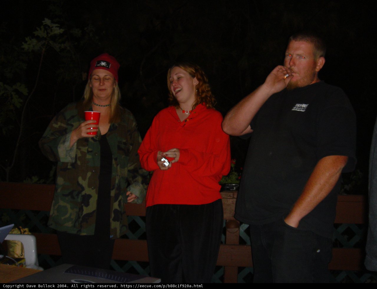 Three Friends Enjoying a Drink Together