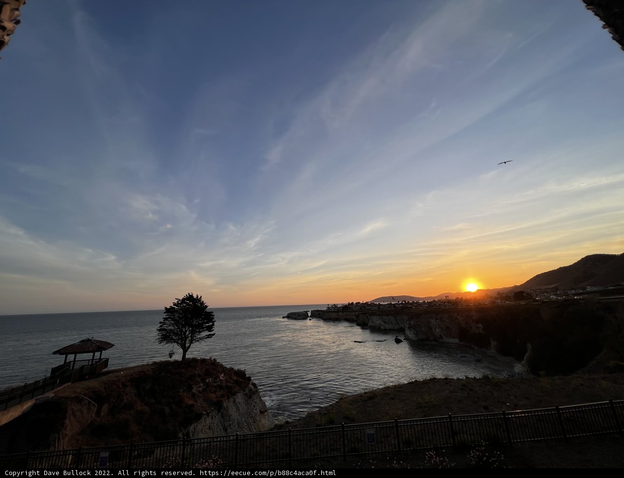 Cave Sunset at Pismo Beach