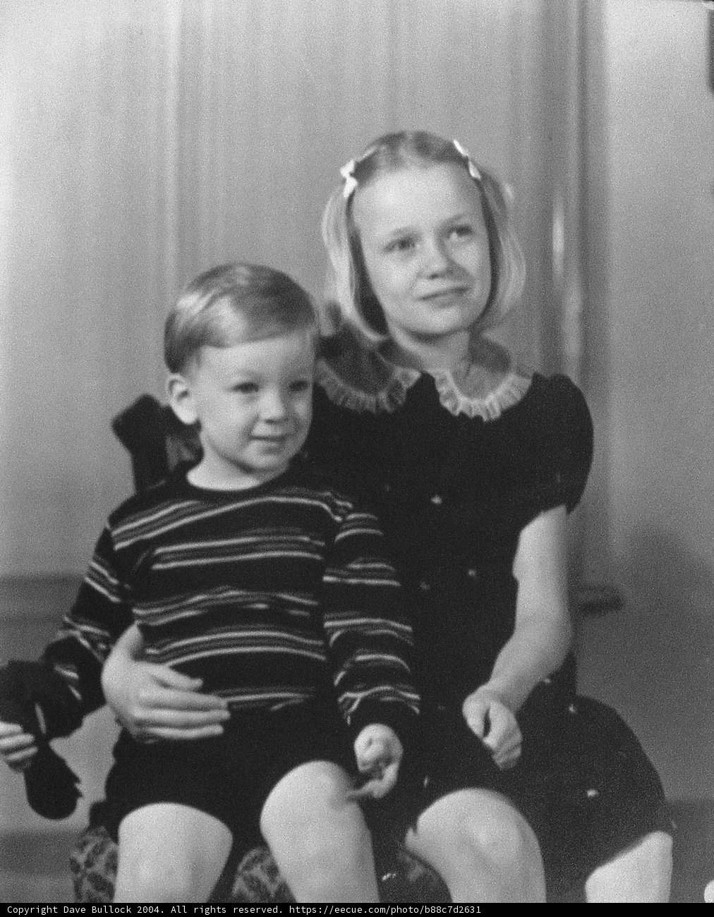 Young Love Captured in Black and White