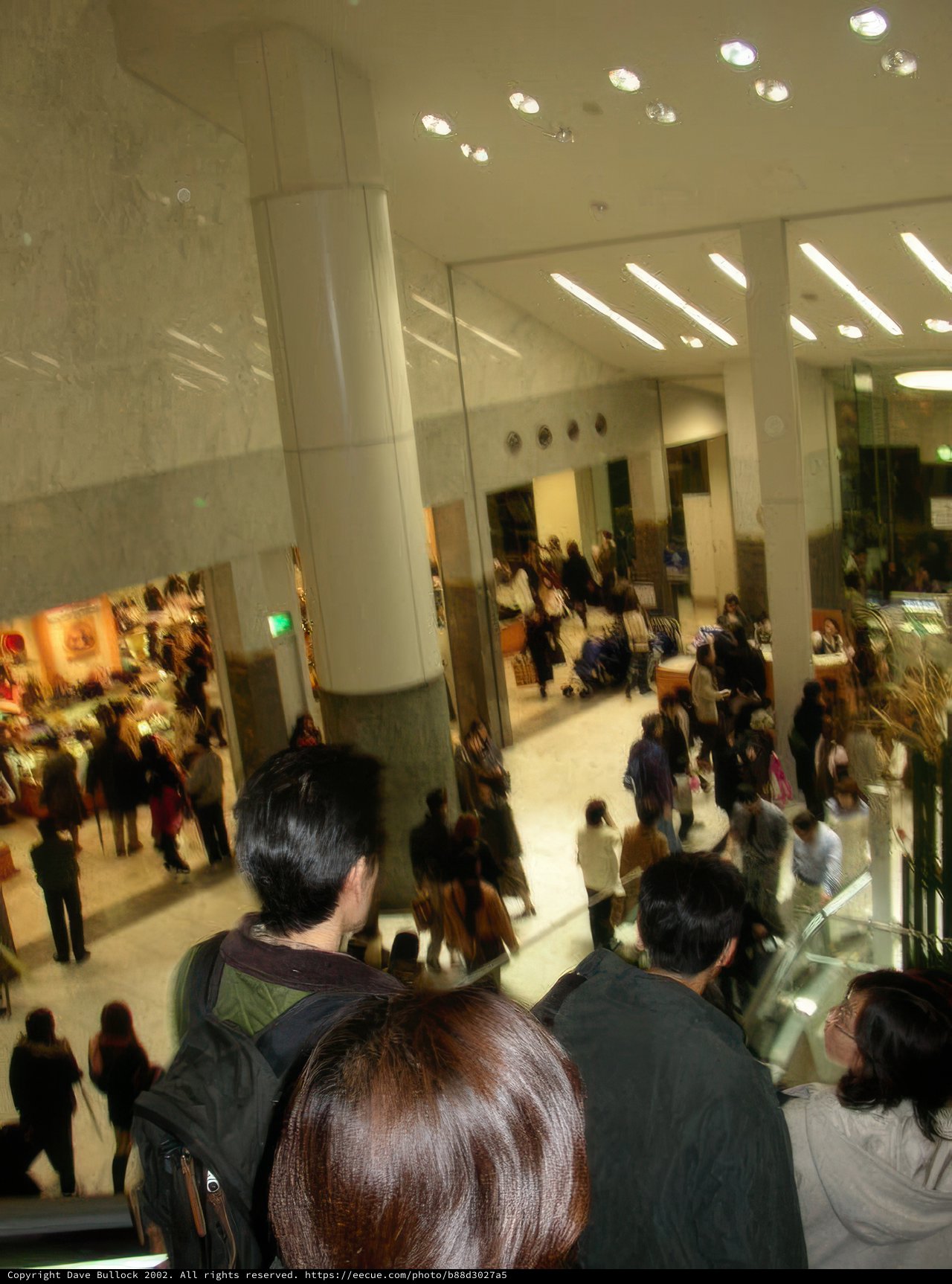 A Shopping Frenzy at the Mall