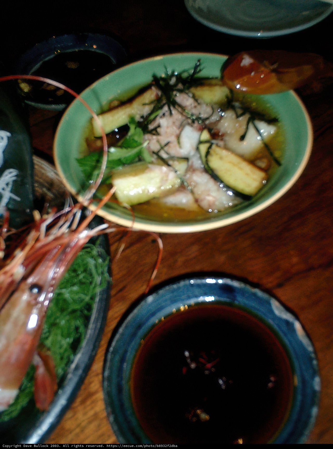 Delicious Seafood Platter on a Japanese Dining Table
