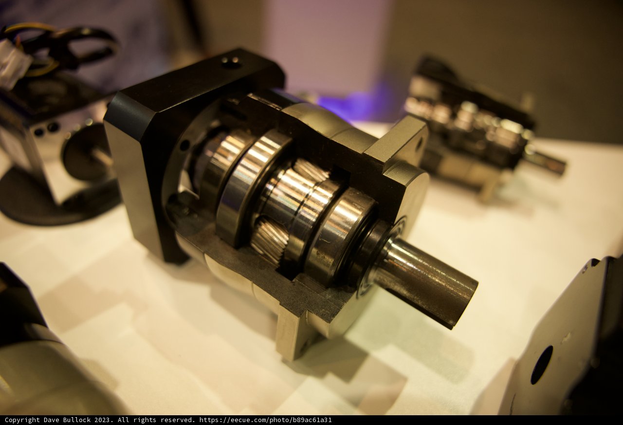 Exquisite Gear Box Exhibit - Robobusiness Conference & Expo 2023