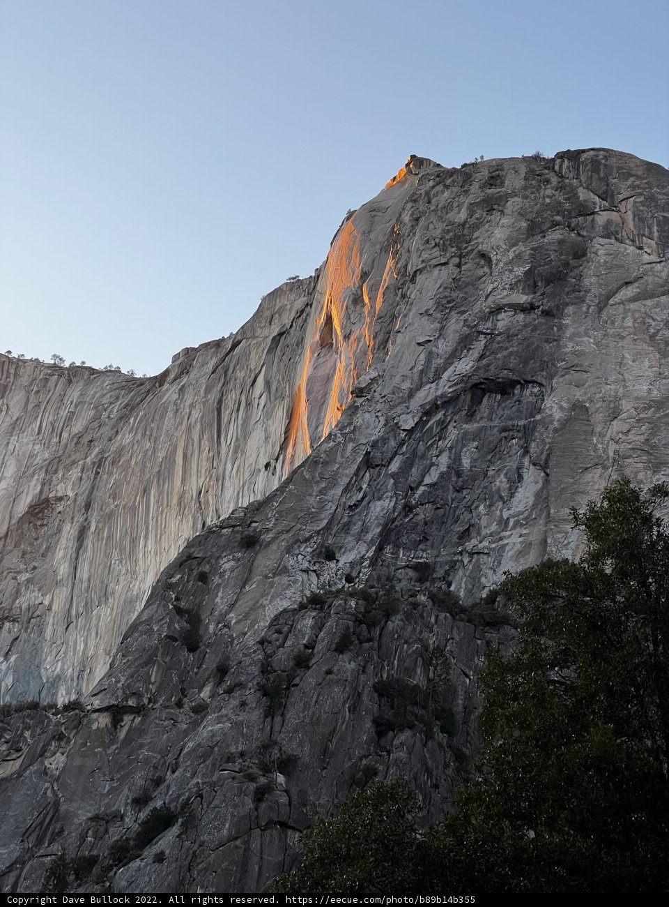 Sunset Over Yosemite Mountain Range