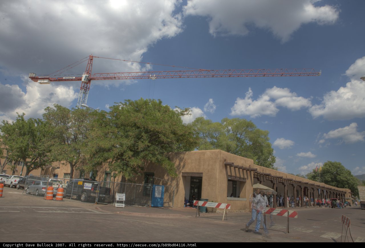 El Portal and Crane with Clounds