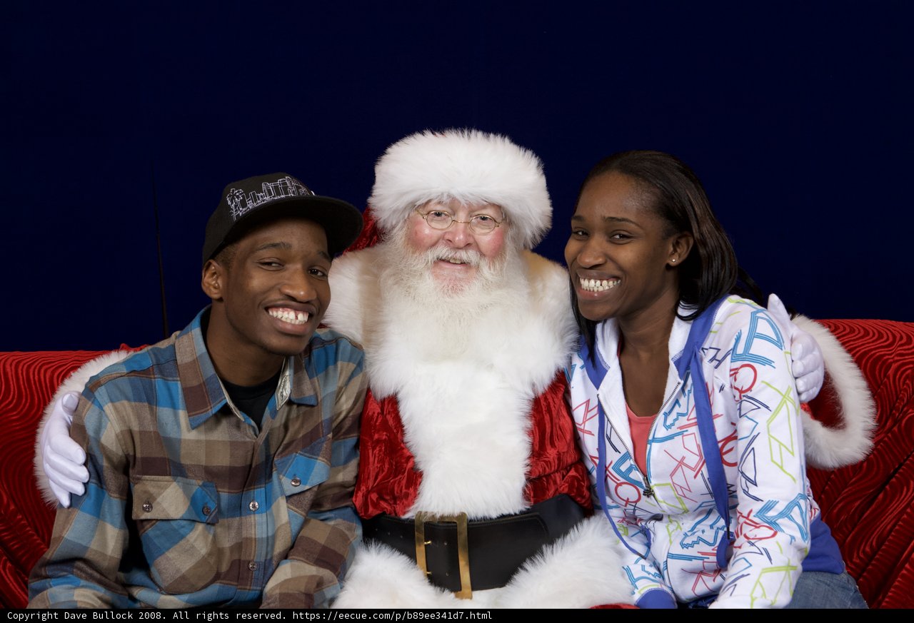 A Memorable Moment with Santa Claus