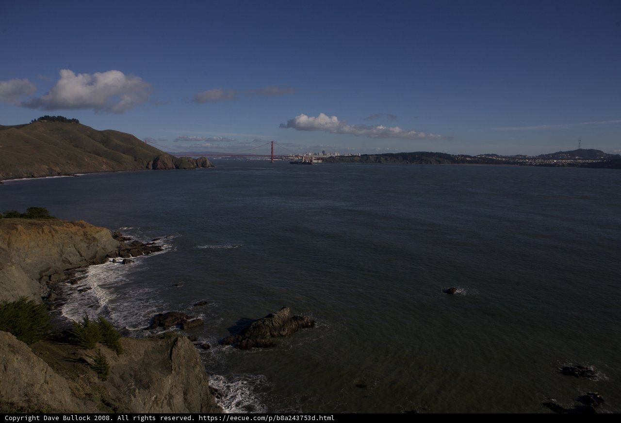 Promontory Overlooking Golden Gate Bridge