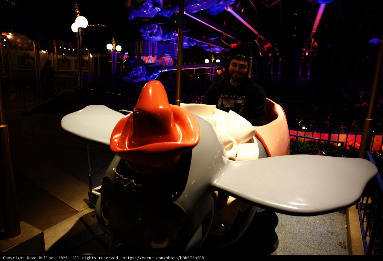 Magical Dumbo Ride at Disneyland