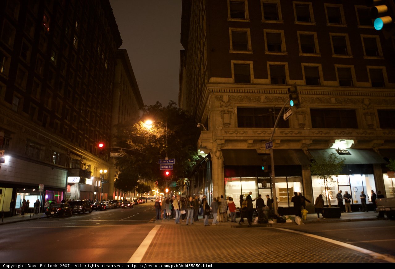 Nighttime Intersection Crossing