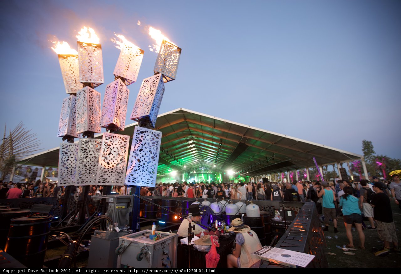 Outdoor Concert with a Vibrant Crowd