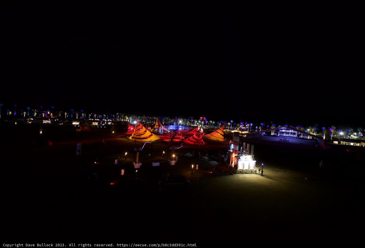 Night Lights at the Beach