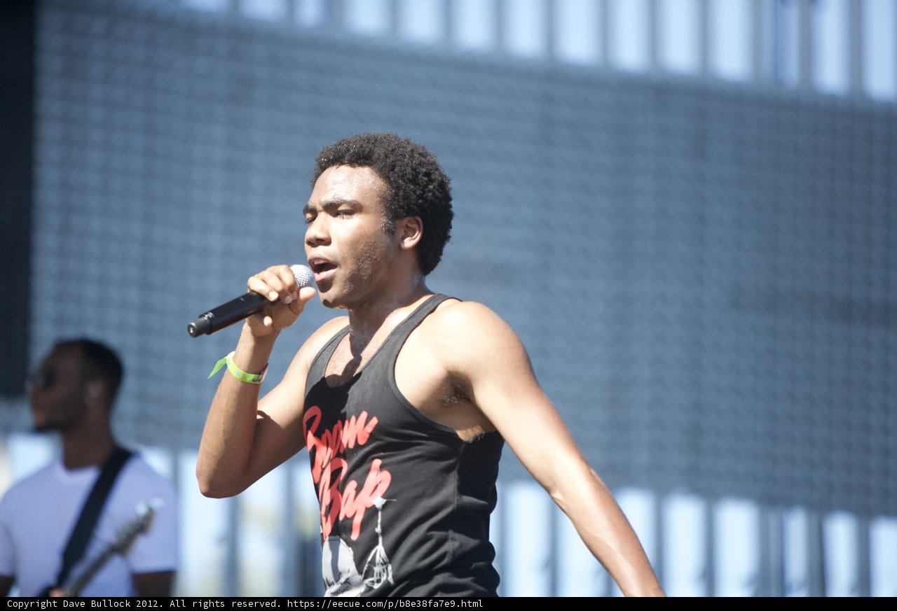 Donald Glover Rocks the Mic at Coachella