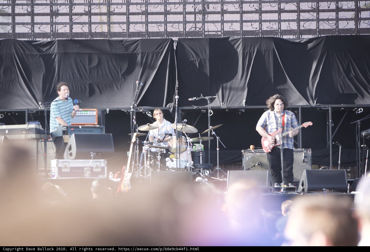 Grooving on Stage: The Band Performs for Coachella Sunday Crowd