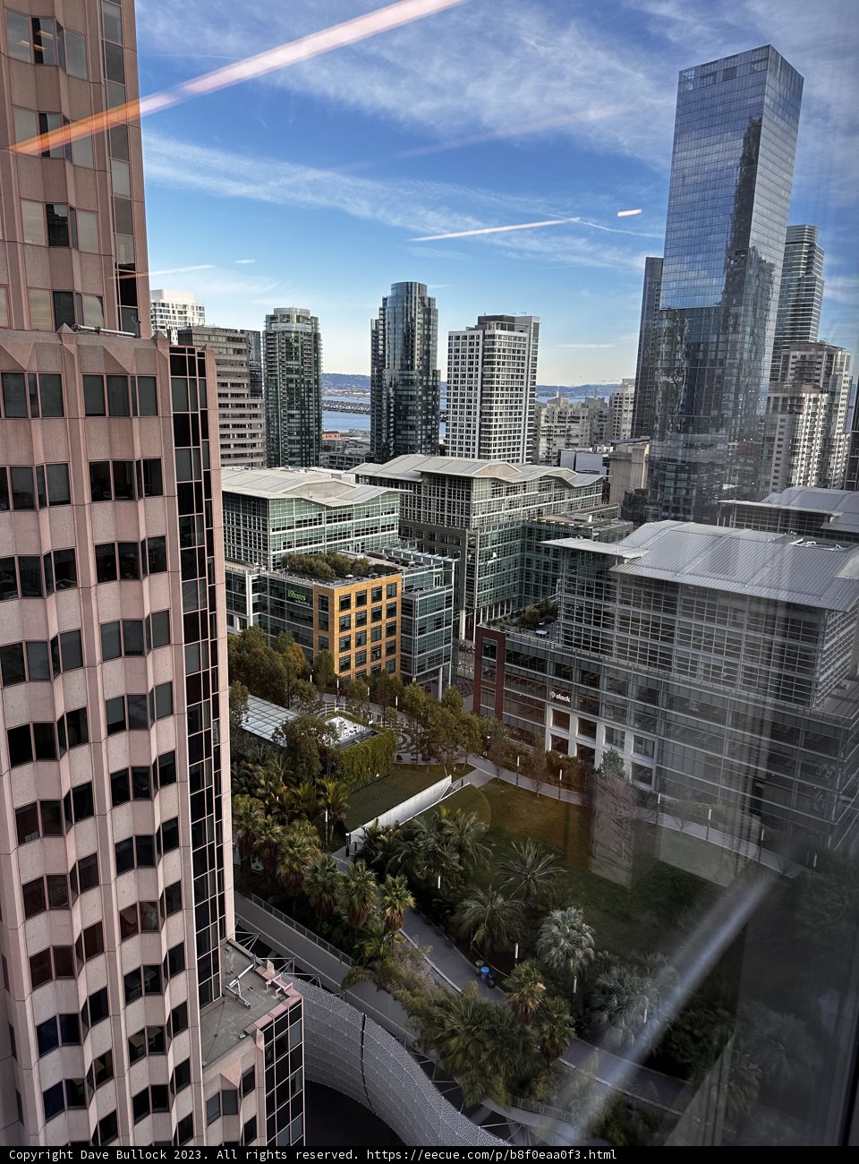 Urban Skyline from Apartment Window