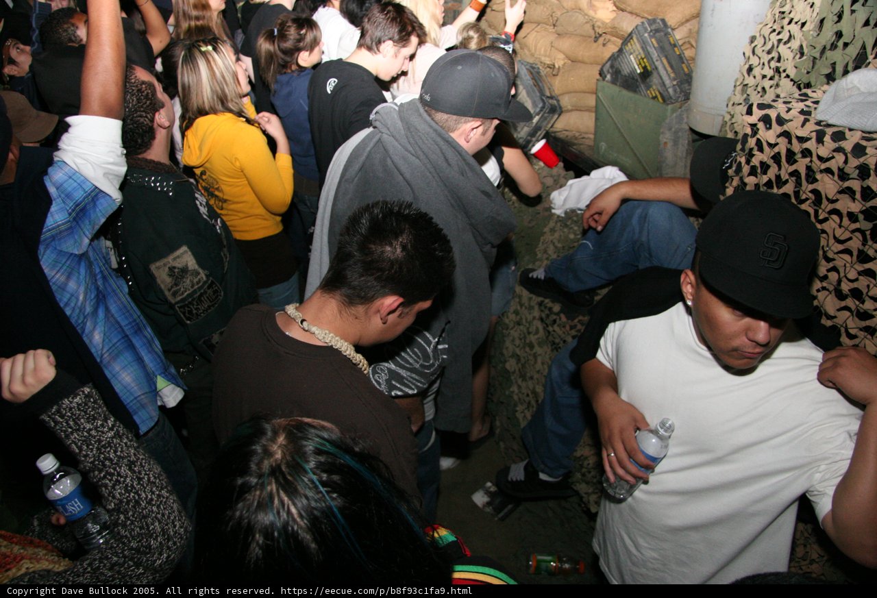 Crowd of Friends at Urban Club
