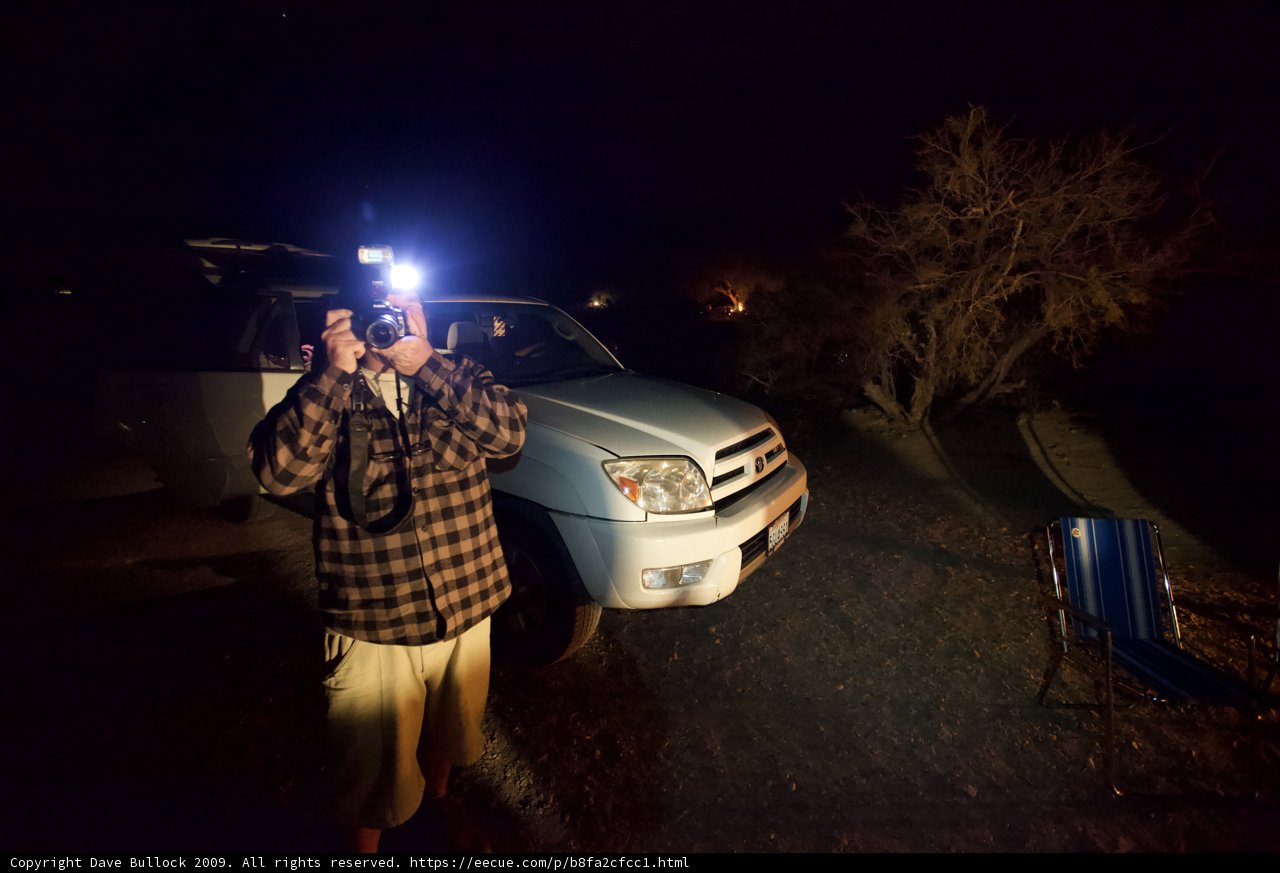 Nighttime Snapshot of a Truck