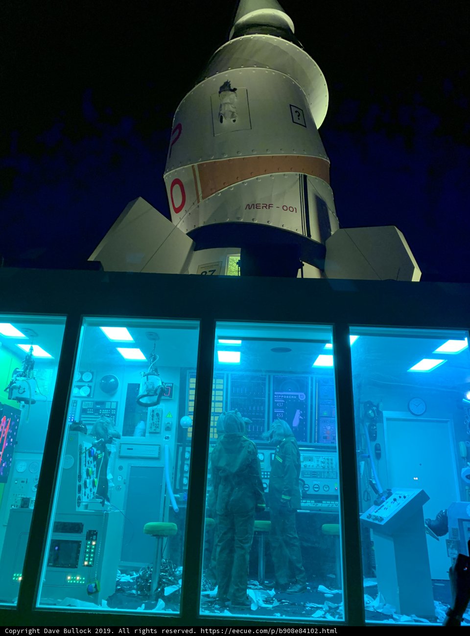 Giant Space Shuttle Takes Over Empire Polo Club
