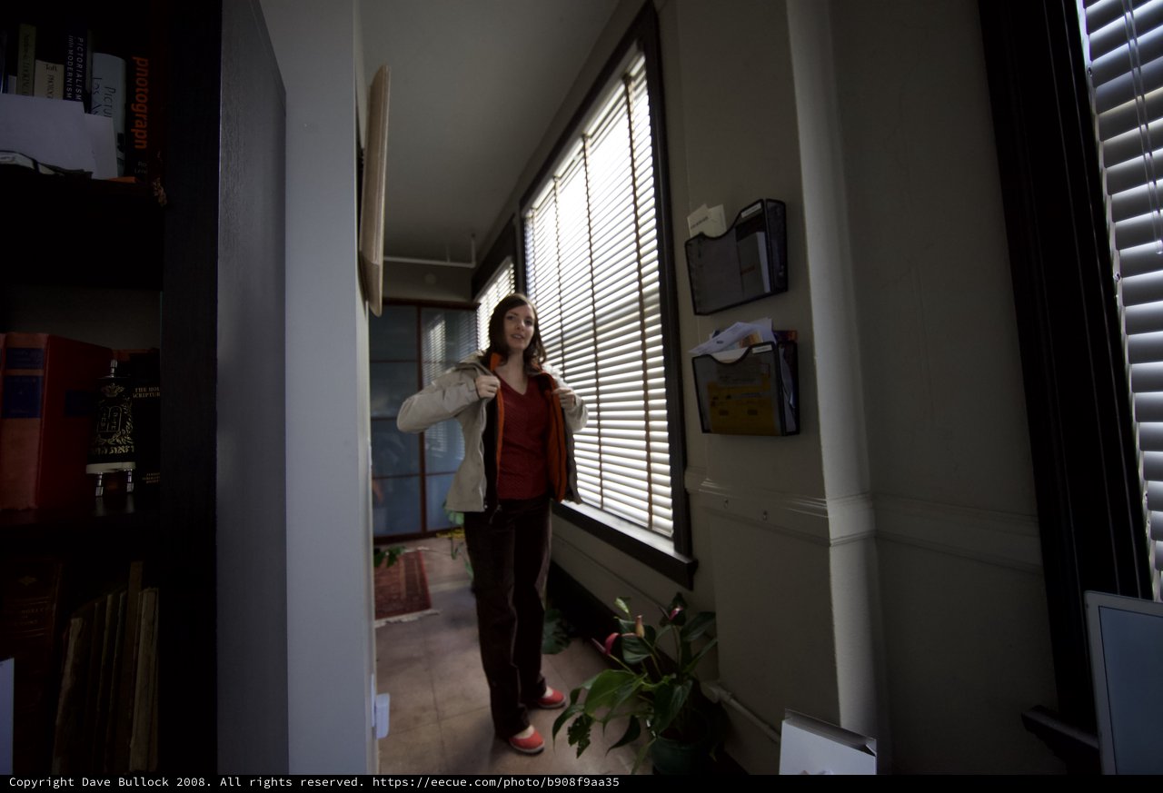 Penelope Arriving Home During Hanukkah Season 2008