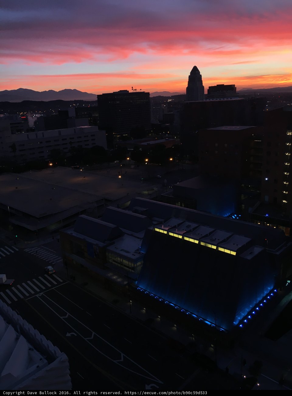 A Glowing Metropolis at Dusk
