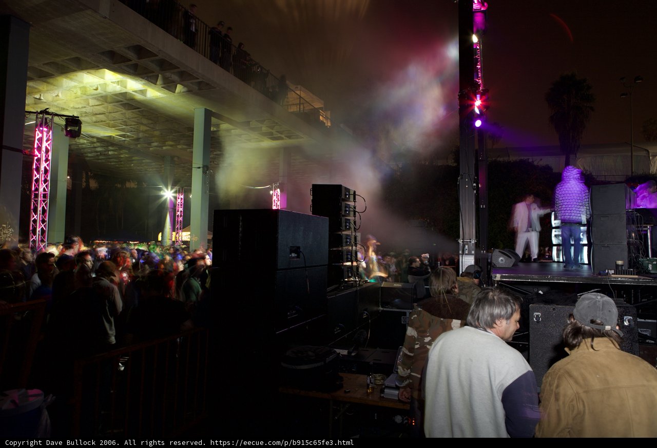 Smoke-Filled Stage at Rave Concert