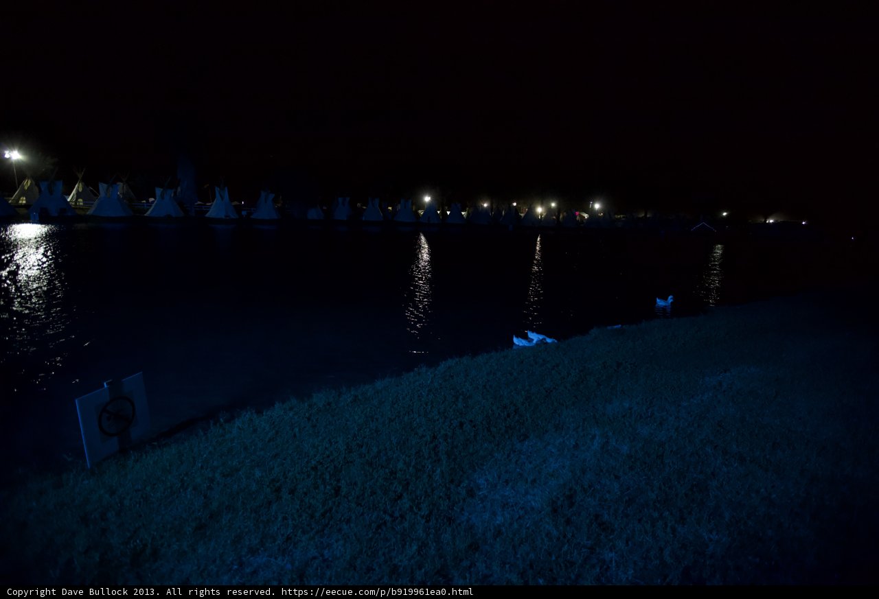 Nighttime Serenity on the Lake