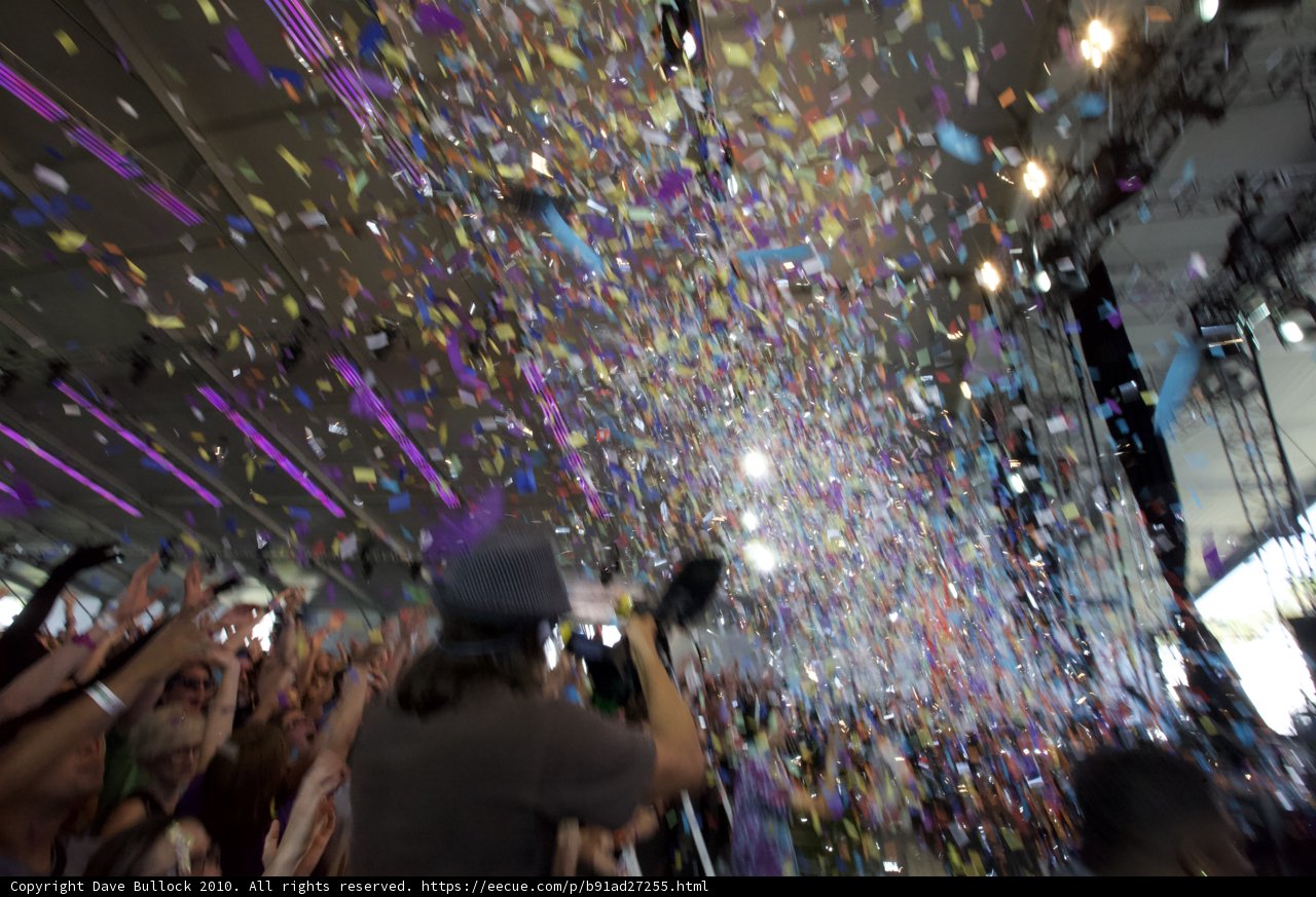 Confetti Celebration at Coachella
