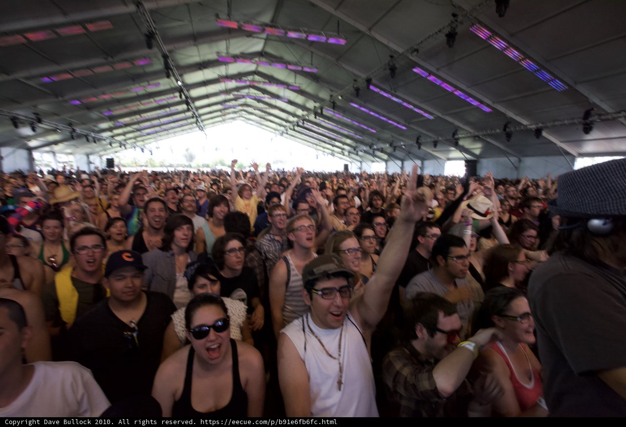 Urban Crowd at Coachella Music Festival