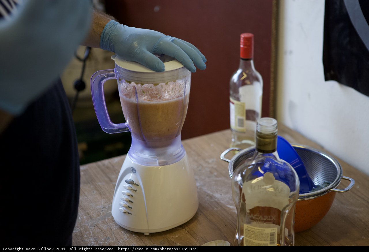 Blending Habanero Rum