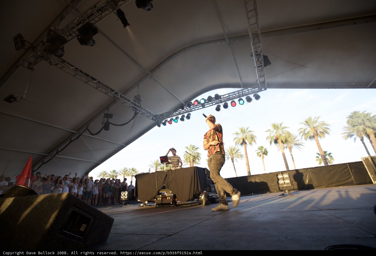 A-Trak takes the stage at Coachella 2008