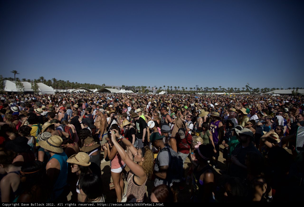 Coachella 2012 Sunday Crowd