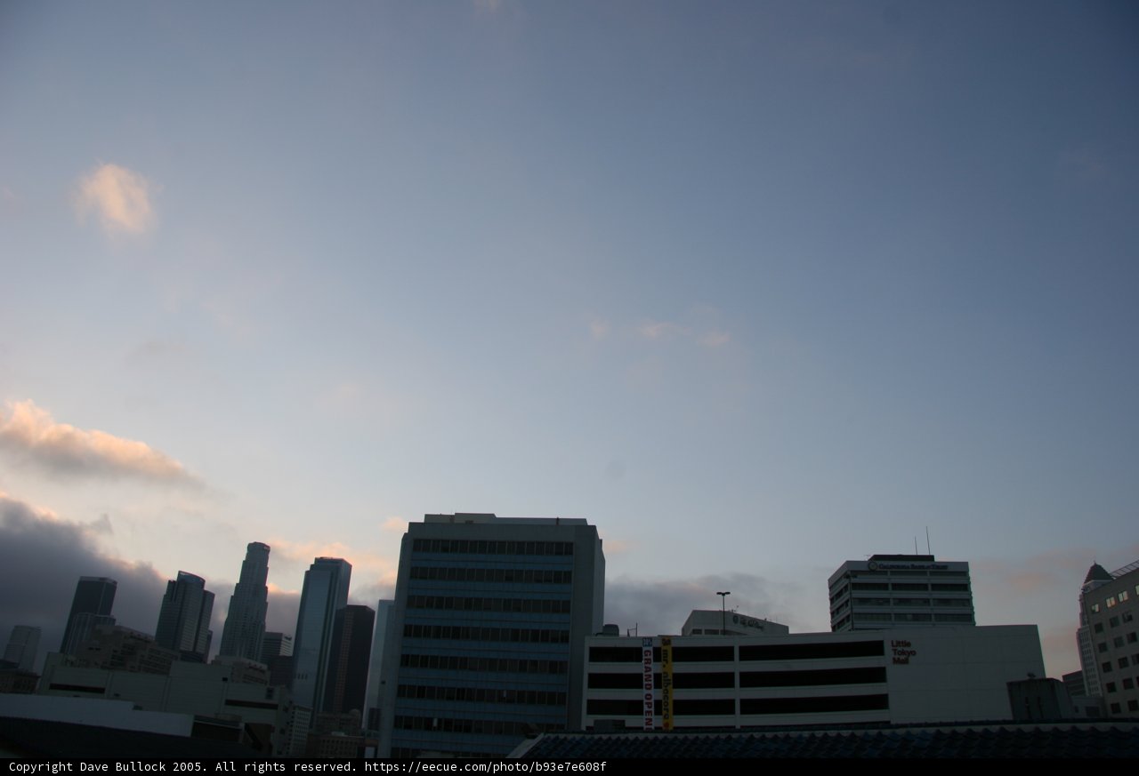 Urban Metropolis Skyline at Sunset