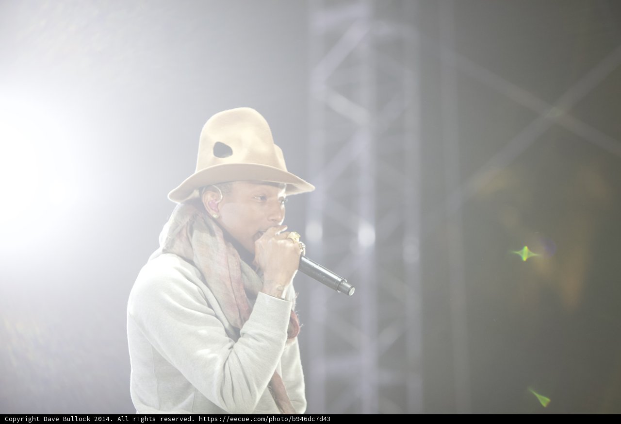 Pharrell Williams Rocks Coachella with Solo Performance