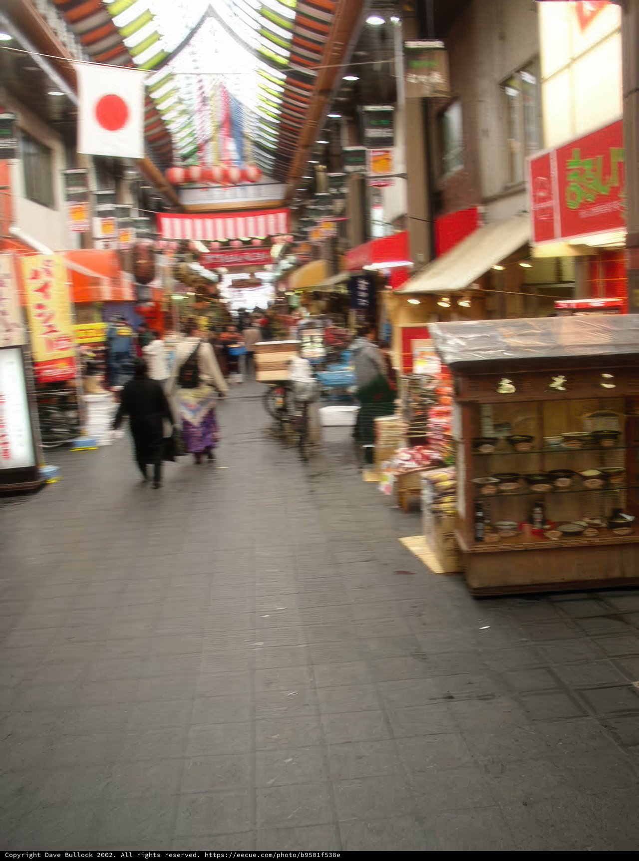 Bustling Indoor Market