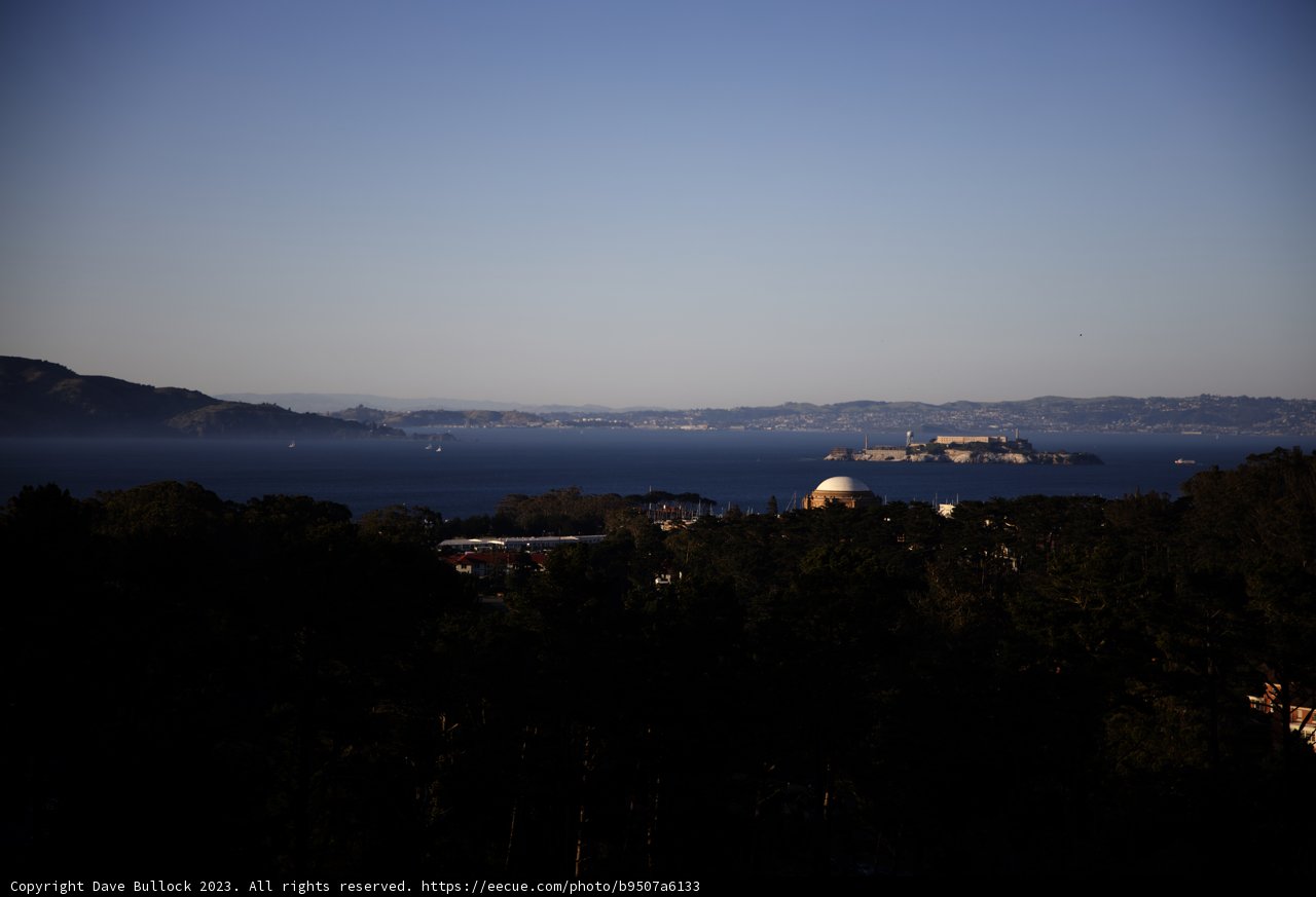 Serene Coastal View from the Hilltop