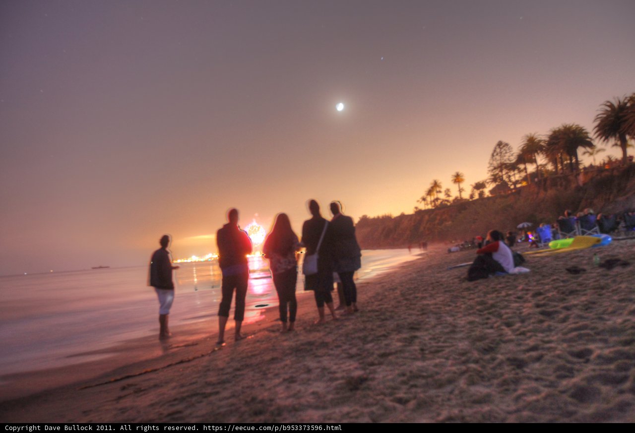 Moonlit Beach Stroll