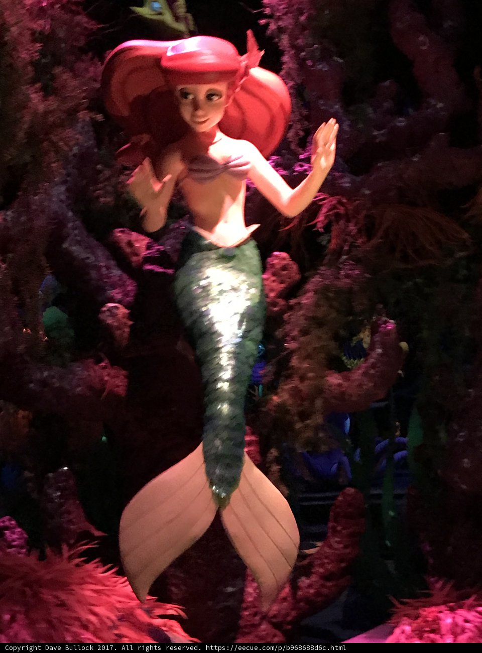 Underwater Dancing at Disney California Adventure Park