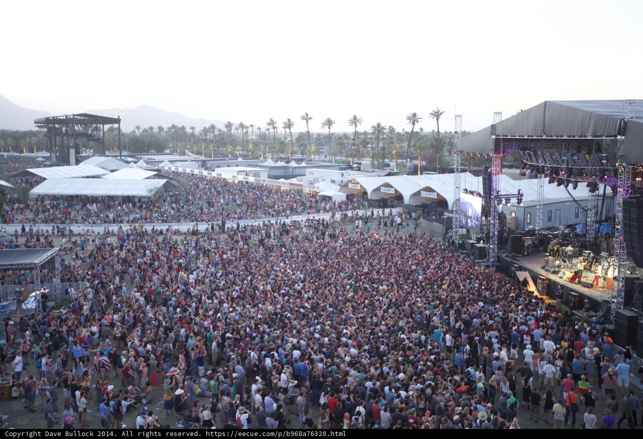Concert Crowd Takes Over Coachella