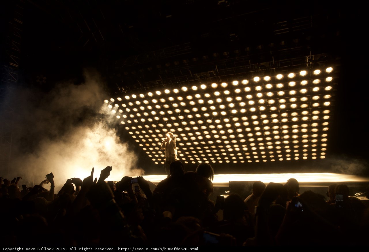 Kanye West Massive LED Panel