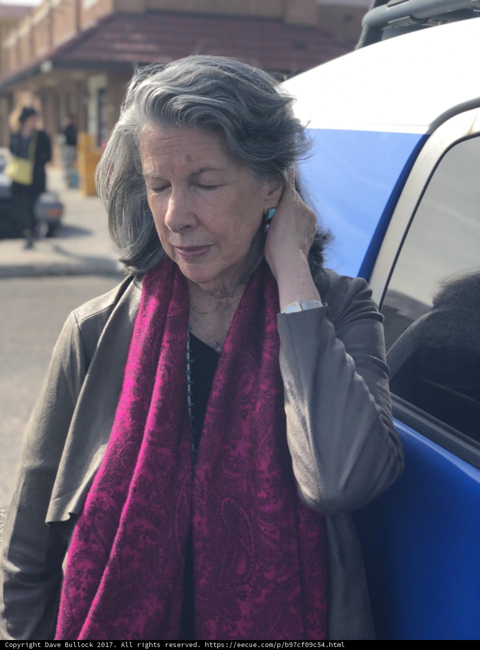 A Stylish Lady on the Road