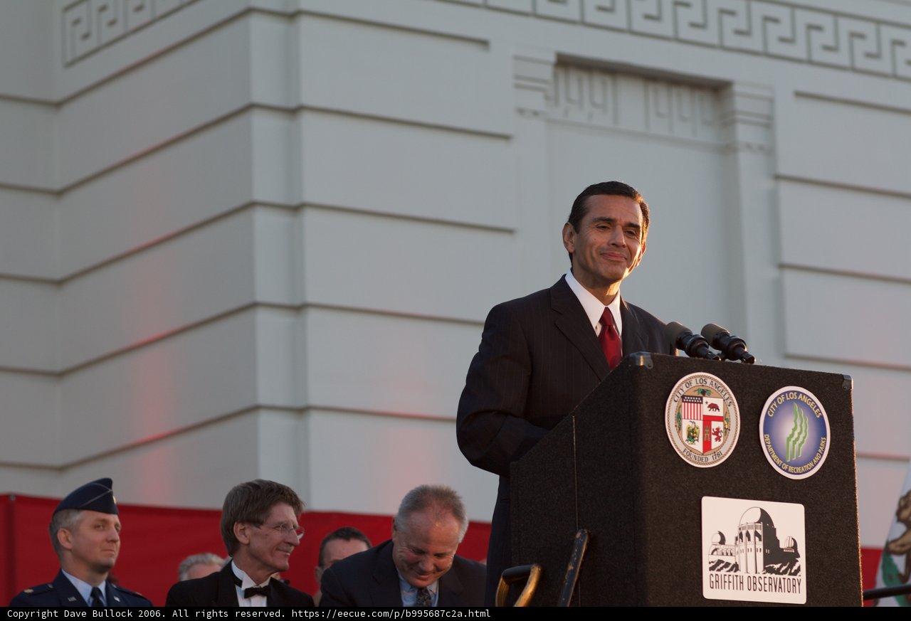 Antonio Villaraigosa Delivers Speech at Press Conference